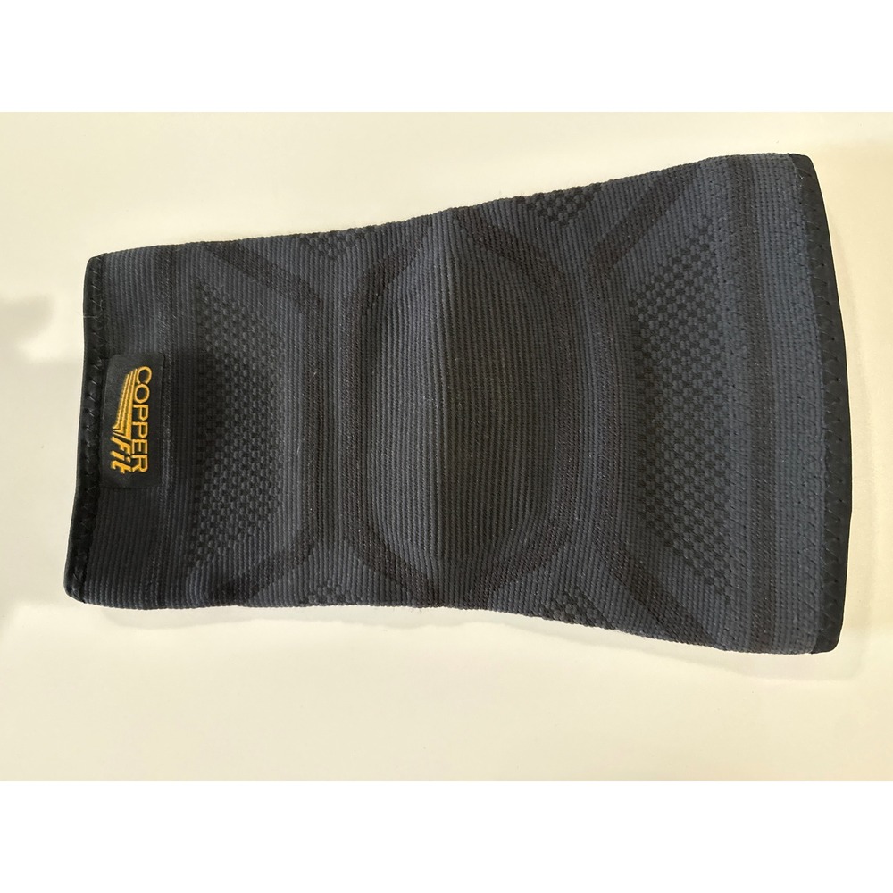 Copper Fit Compression Knee Sleeve Black S/M Non-Slip Support Band